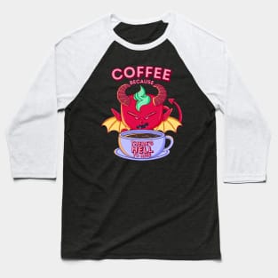 Demonic Coffee brew Baseball T-Shirt